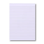 Youva Writing Pad No. 0 – 10.5 × 14 cm (1/16 Size), 160 Pages | Compact Ruled