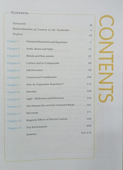 NCERT Science Class 10 (English Medium)