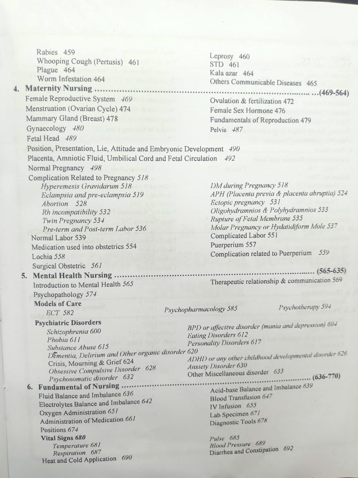 Aravali - Competitive Handbook of Nursing by P.R. Yadav (Volume-2) 4th Edition (Bilingual)
