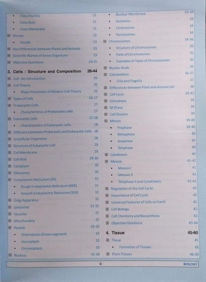 Cosmos Publication NCERT Biology (Class 6th to 12th) [English]