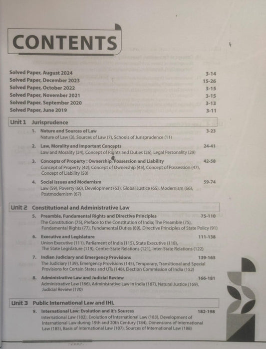 Arihant NTA UGC Law Paper-2 [English Medium]