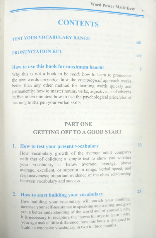 Goyal Publishers - Word Power Made Easy by Norman Lewis  | English Improvement for Competitive Exams