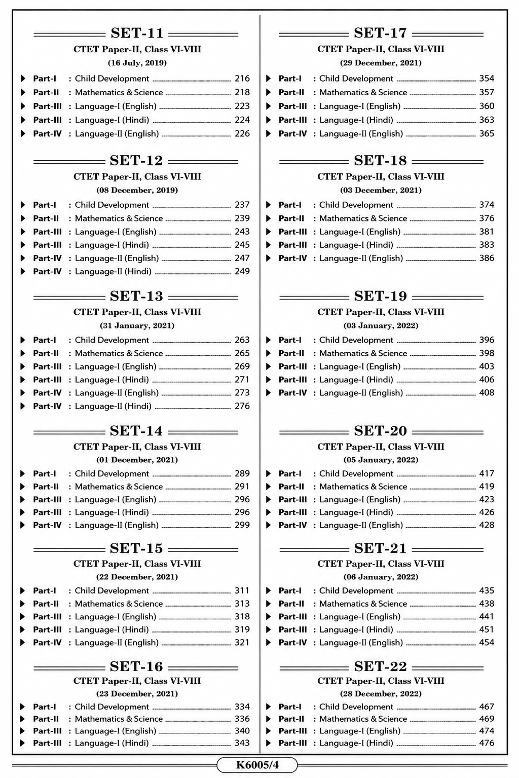 Kiran CTET Paper-2 (Class 6 to 8) Mathematics & Science 33 Sets Solved Papers 2026 (English Medium)