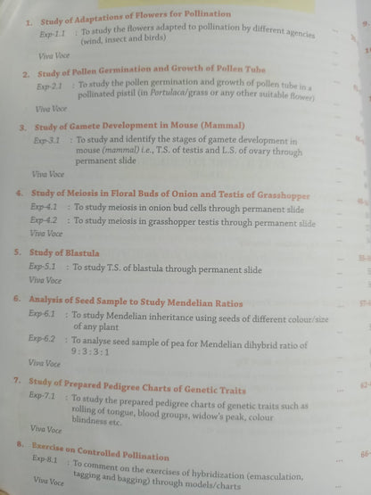 Laxmi Publication Comprehensive Laboratory Manual in Biology for Class 12 (Examination 2026–27) (English Medium)