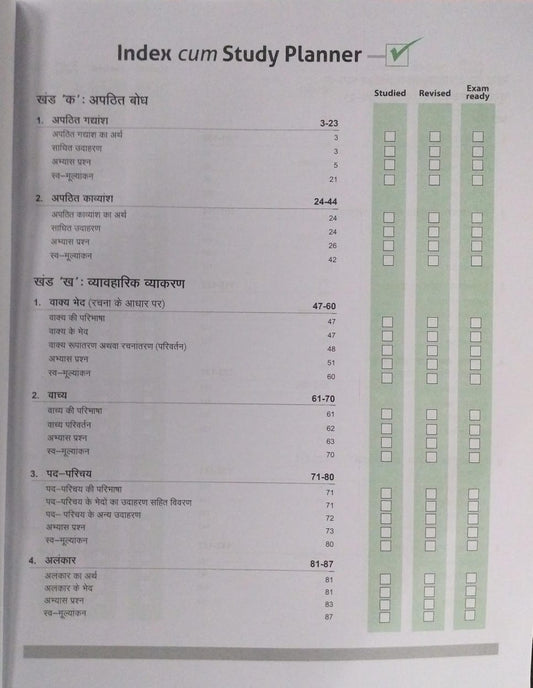 Arihant Publication – All in One Hindi [A] for CBSE Class 10 [Hindi Medium]