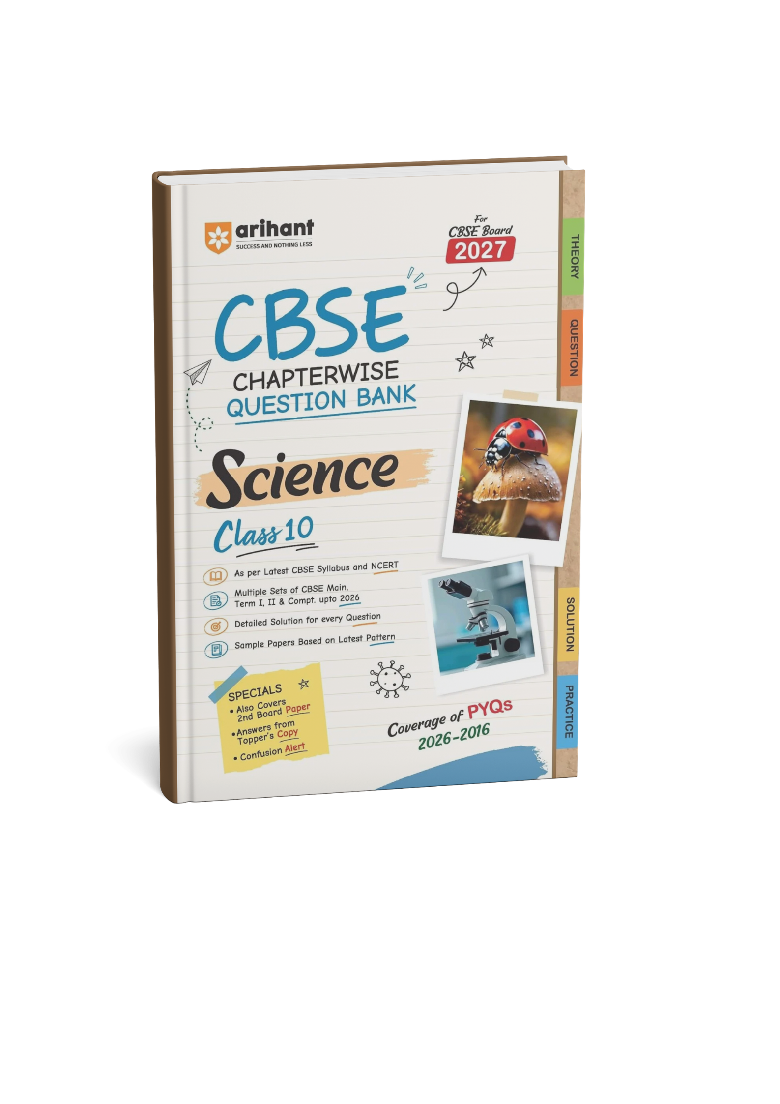 Arihant CBSE Chapterwise Question Bank Science Class 10th (2026–2016) Edition 2027 (English Medium)
