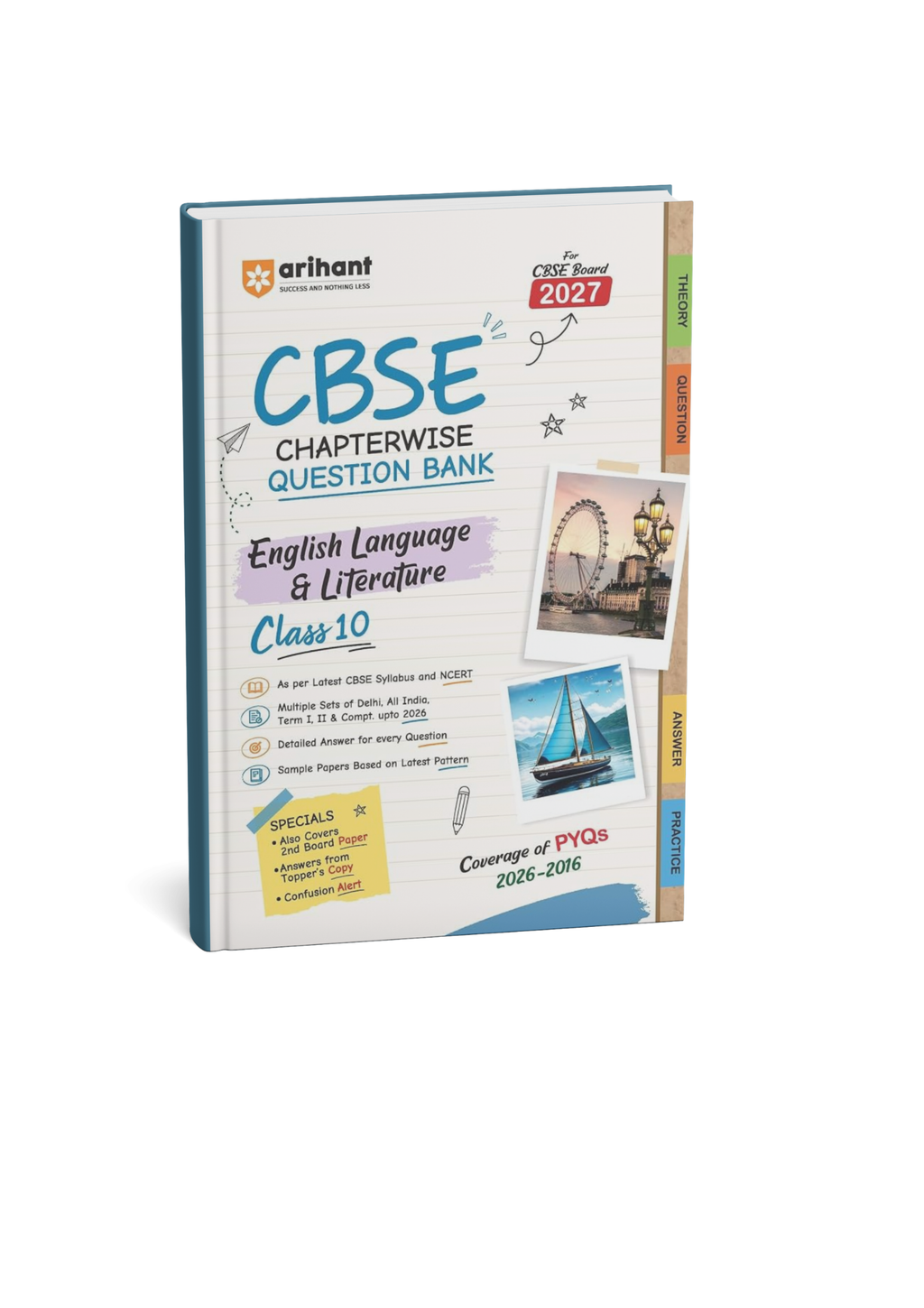 Arihant CBSE Chapterwise Question Bank English Language & Literature Class 10th (2026–2016) Edition 2027 (English Medium)