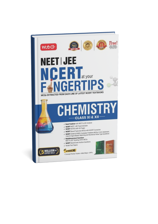 MTG Objective NCERT at your Fingertips Chemistry | Class 11th & 12th | NEET/JEE 2026-2027 | (English Medium)
