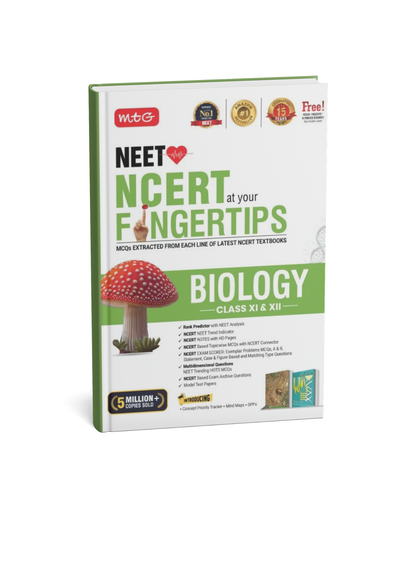 MTG Objective NCERT at your FINGERTIPS (Biology) NEET 2026-2027 (Class 11th & 12th) (English Medium)