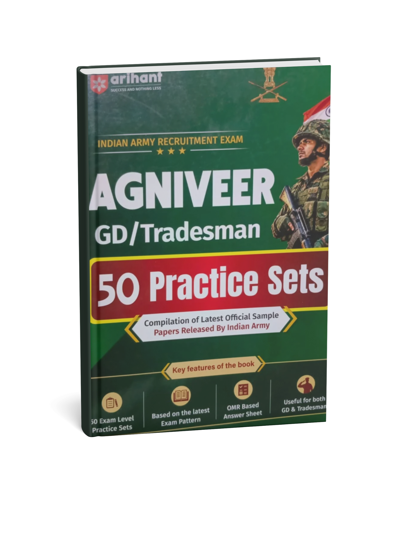 Arihant 50 Practice Sets for Indian Army Agniveer GD & Tradesman (CEE) (English Medium)