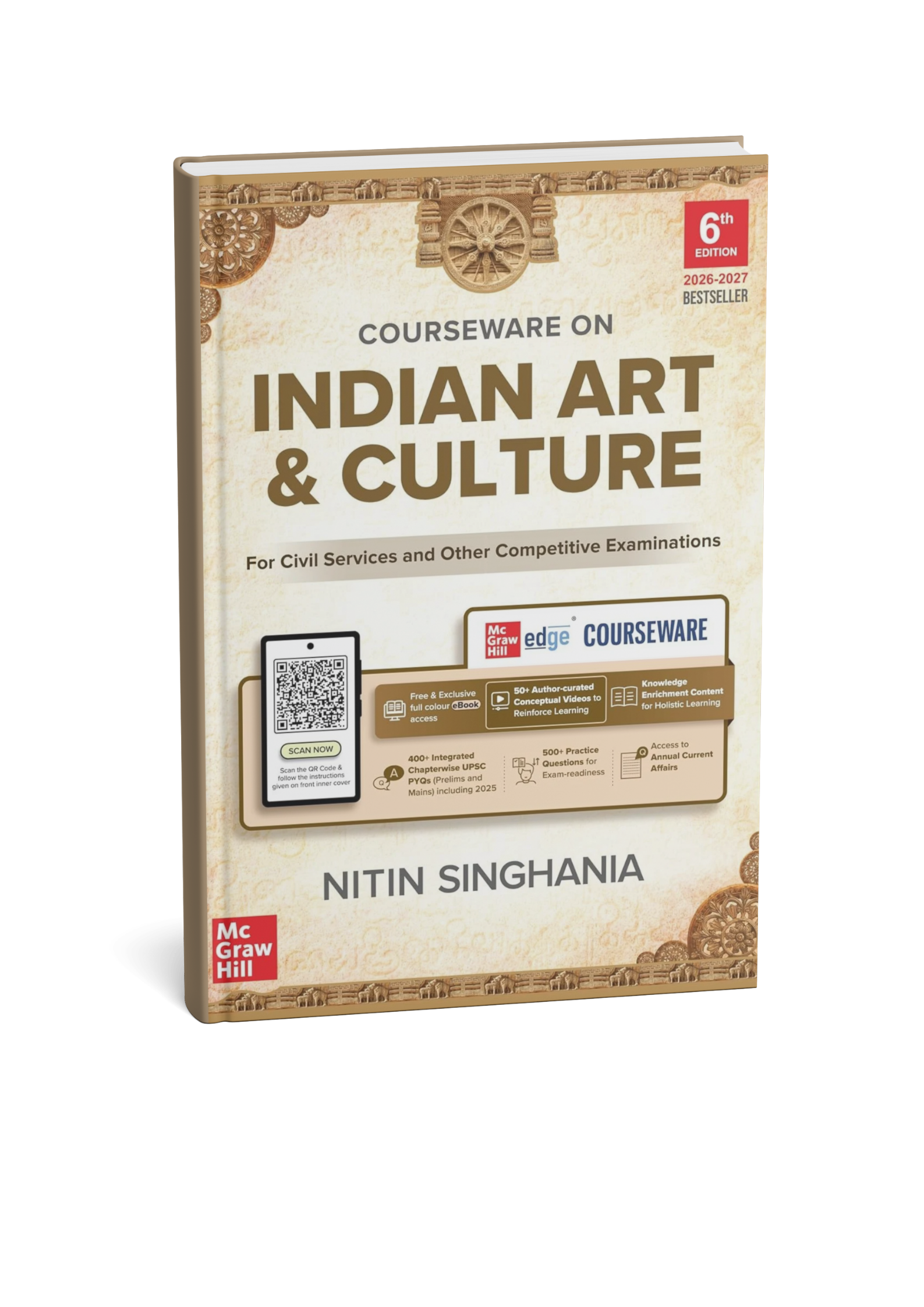 TMH Indian Art & Culture (6th Edition) By Nitin Singhania (English Medium)