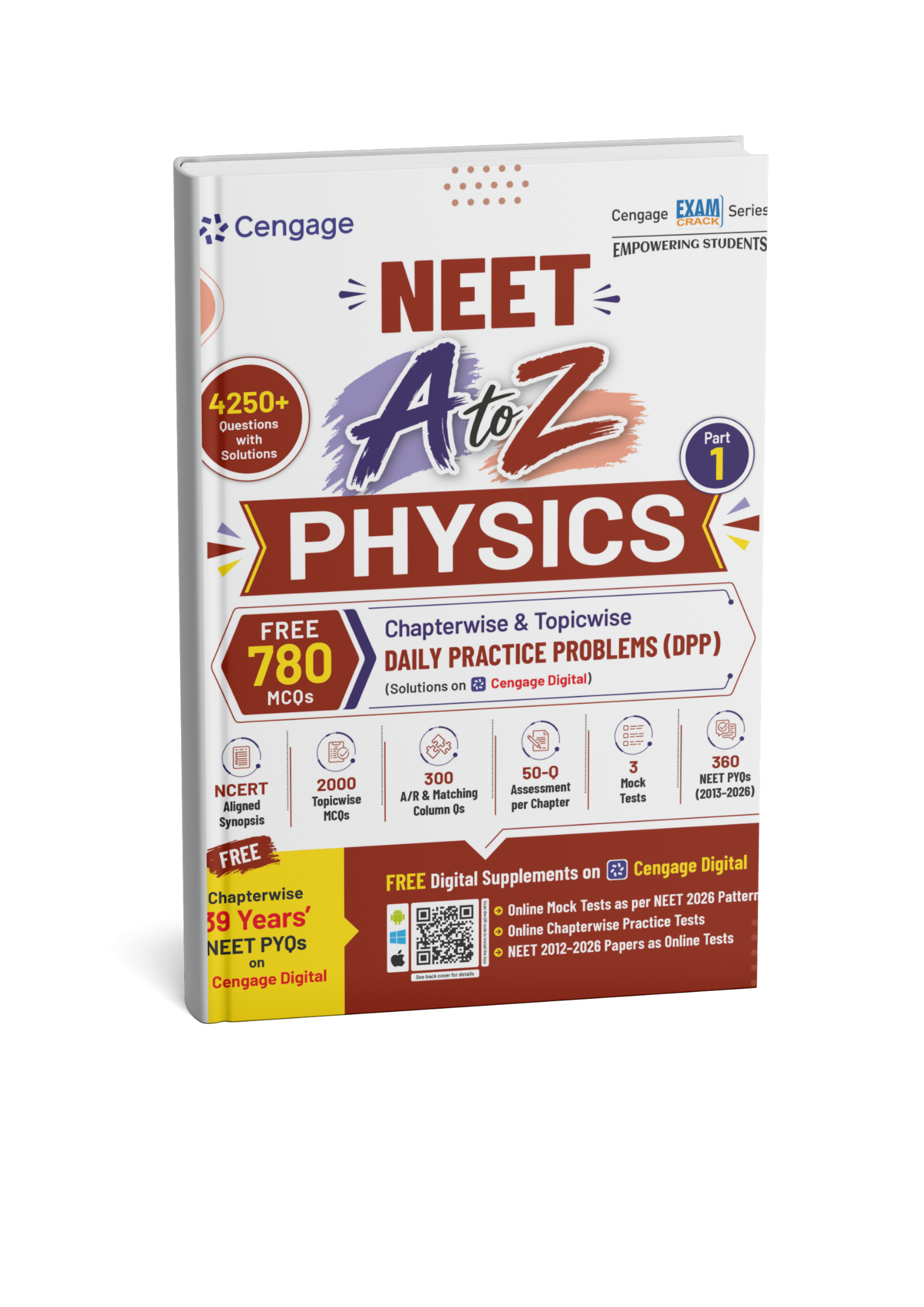 Cengage NEET A to Z Physics (Part 1) 4250+ Questions (English Medium)