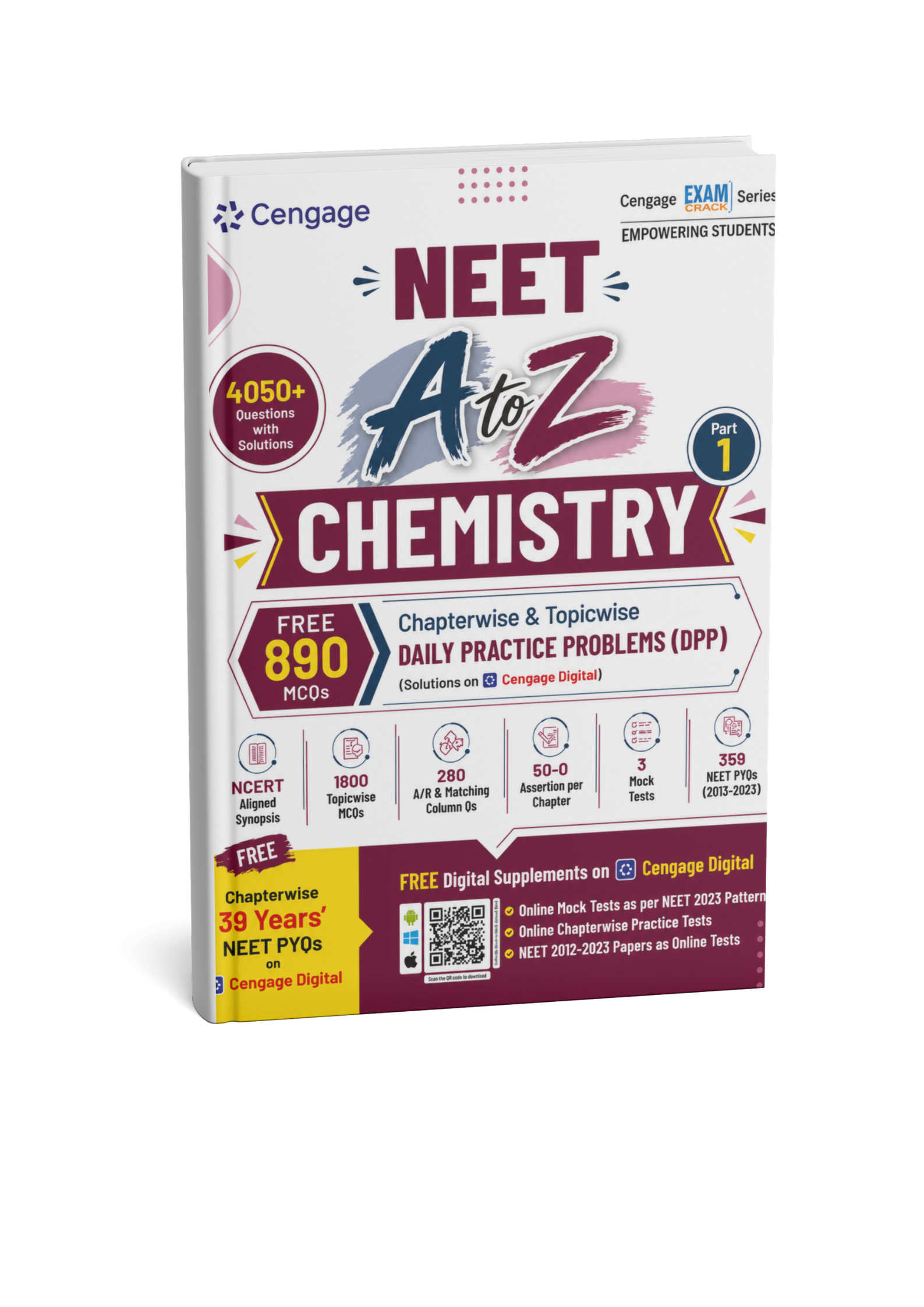 Cengage A to Z NEET Chemistry (Part–1) 4050+ Questions (English Medium)