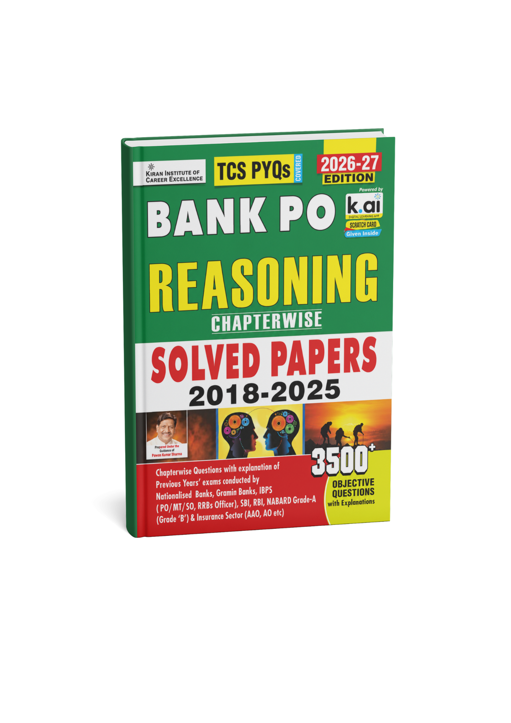 Kiran Bank PO Reasoning Solved Papers Exam 2018-2025 (English Medium)