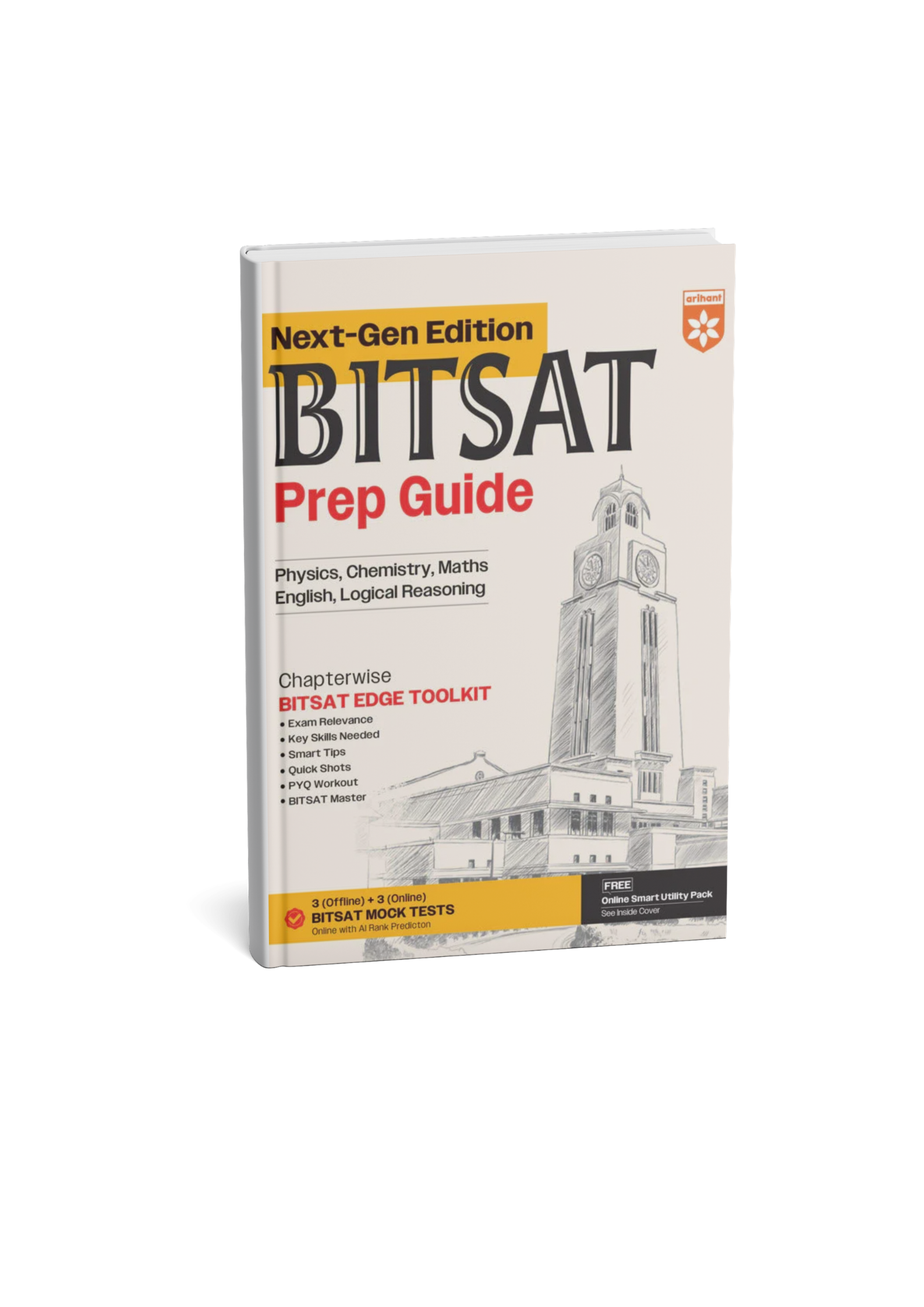 Arihant BITSAT Prep Guide Physics, Chemistry, Maths, English & Logical Reasoning (English Medium)