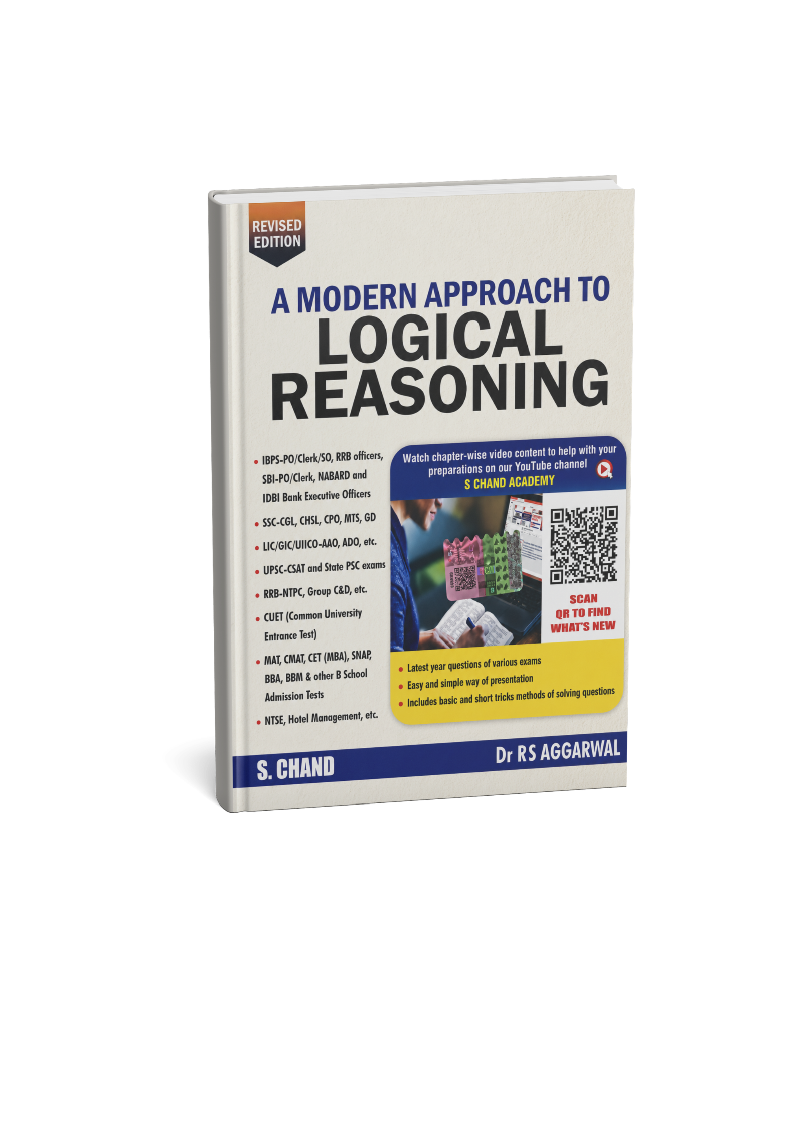 S. Chand A Modern Approach to Logical Reasoning By Dr. R.S. Aggarwal (English Medium)