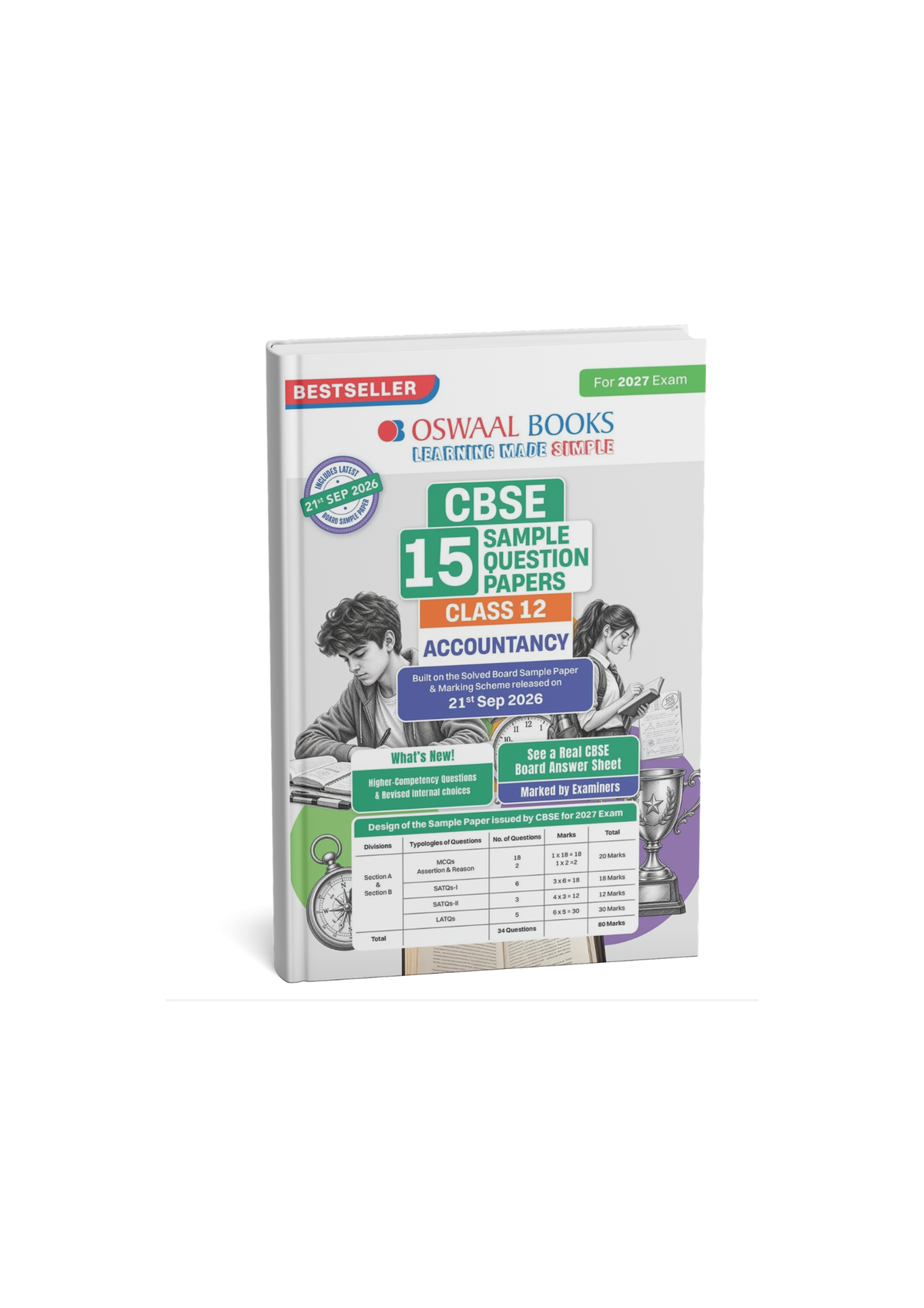 Oswaal Books CBSE Class 12 Accountancy Sample Papers For 2027 Exam (English Medium)