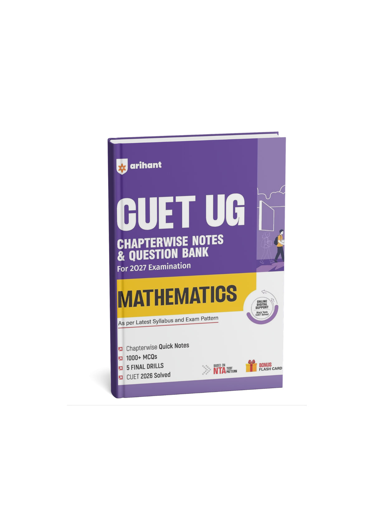 Arihant CUET UG Mathematics Chapterwise Notes & Question Bank For 2027 Exam (English Medium)