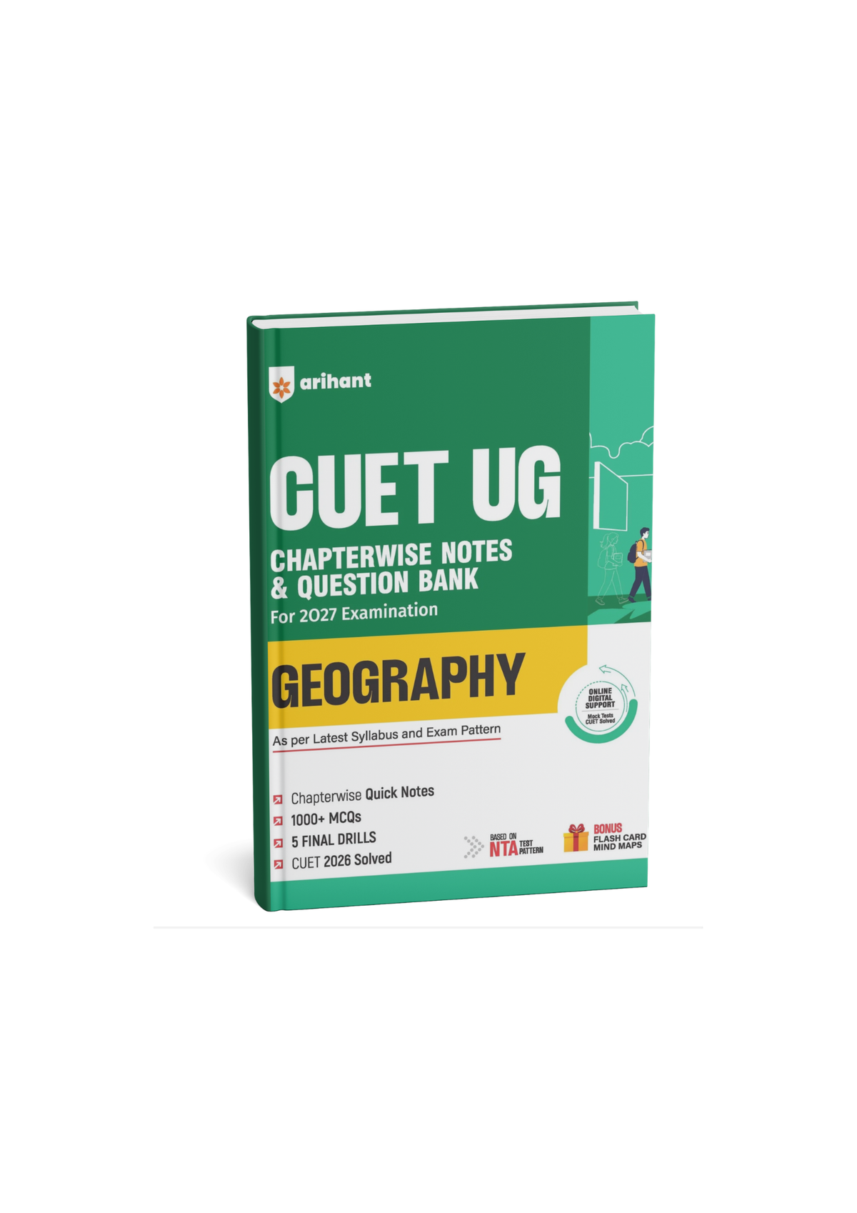 Arihant CUET UG Geography Chapterwise Notes & Question Bank For 2027 Exam (English Medium)