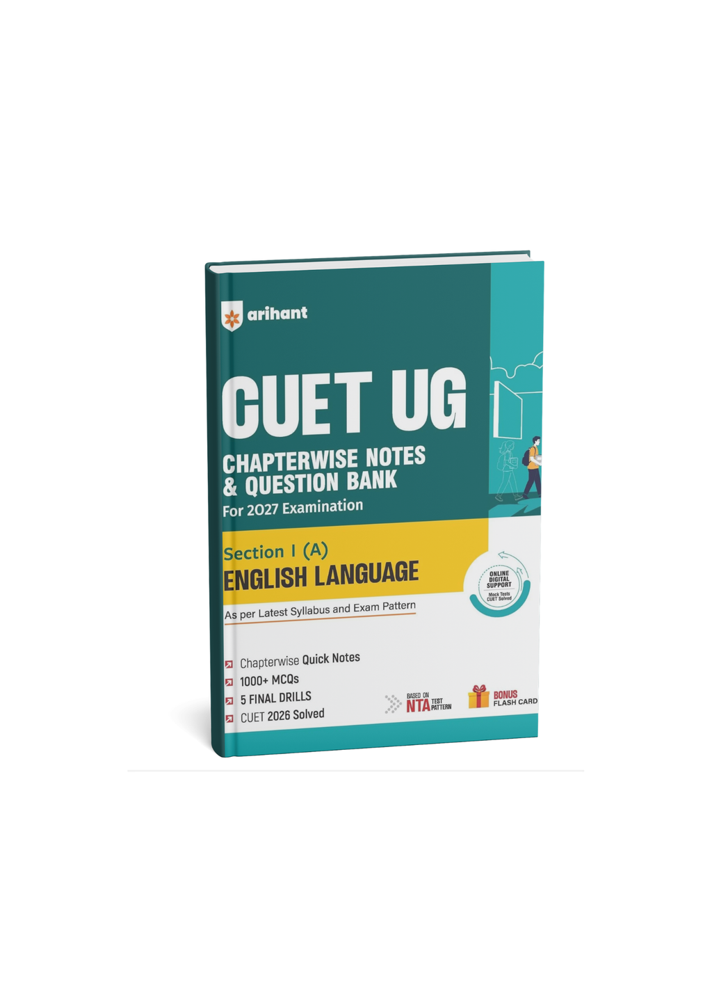 Arihant CUET UG Section-1 (A) English Language Chapterwise Notes & Question Bank For 2027 Exam (English Medium)