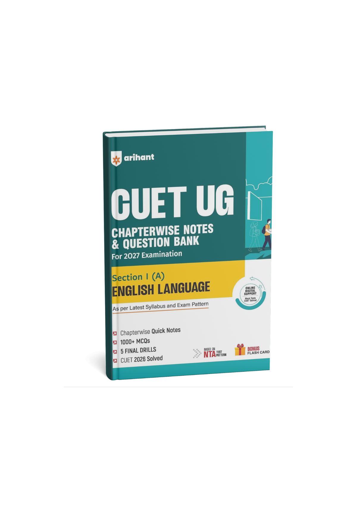 Arihant CUET UG Section-1 (A) English Language Chapterwise Notes & Question Bank For 2027 Exam (English Medium)