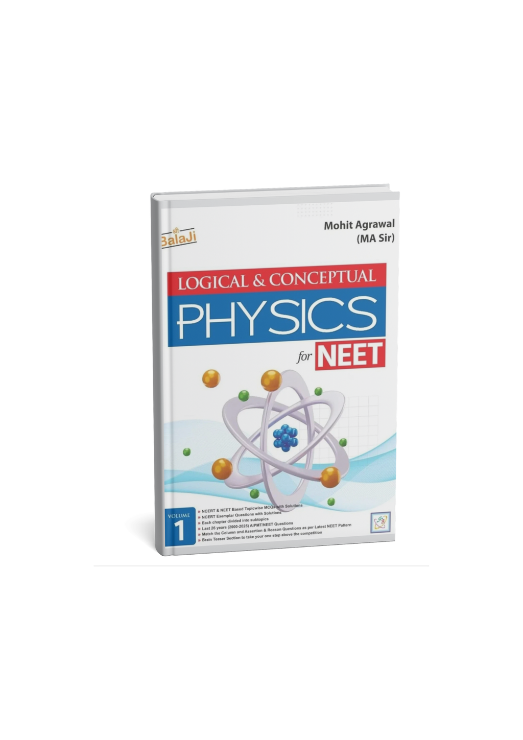 Shree Balaji Logical & Conceptual Physics for NEET Volume 1 by Mohit Agrawal (MA) Sir (English Medium)