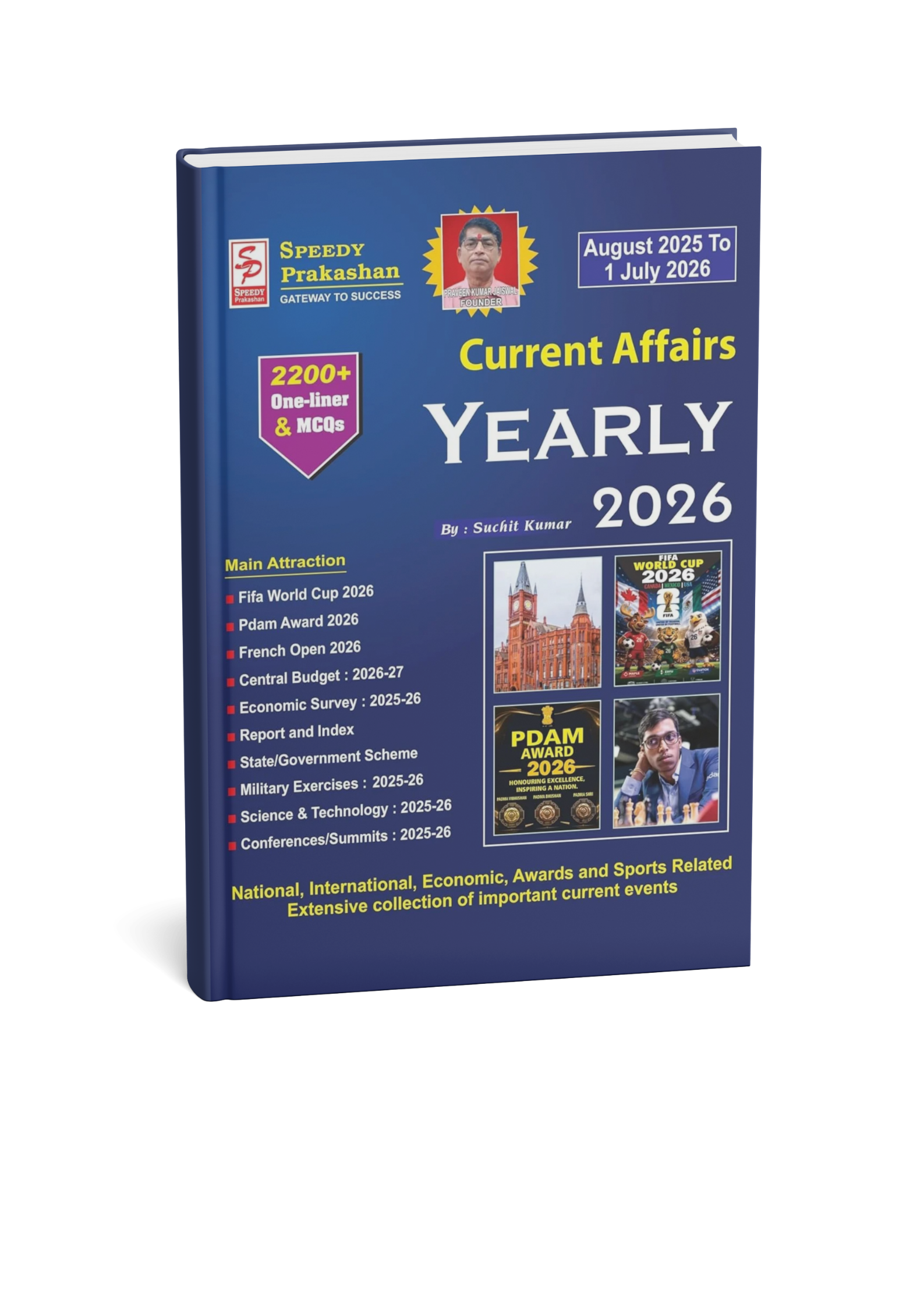 Speedy - Current Affairs Yearly july 2025 to 1 July 2026 (English Medium)