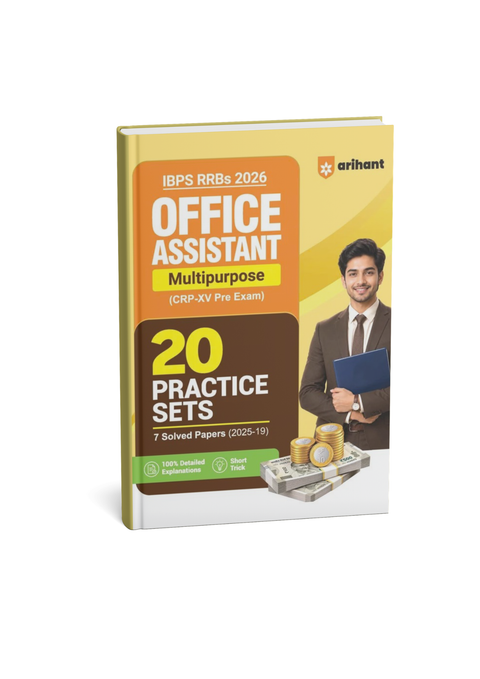 Arihant IBPS RRBs Office Assistant 2026 - 20 Practice Sets and 7 Solved Papers (2019–2025) (English Medium)