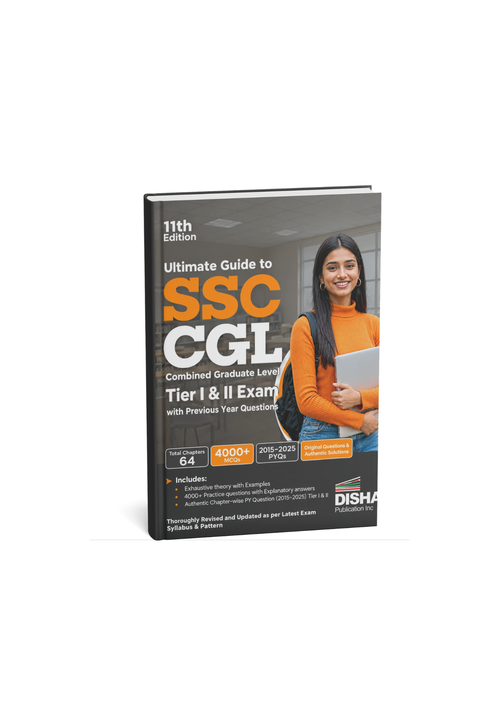 Disha Ultimate Guide to SSC CGL Combined Graduate Level Tier I & II Exam (With PQY) 11th Edition (English Medium)