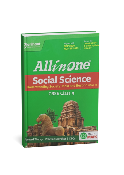 Arihant All in One Social Science Class 9 (Understanding Society India and Beyond Part 1) English Medium