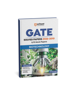 Arihant GATE Biotechnology Chapterwise Previous Years' Solved Papers (2010–2026) By Akansha Singhal | (English Medium)