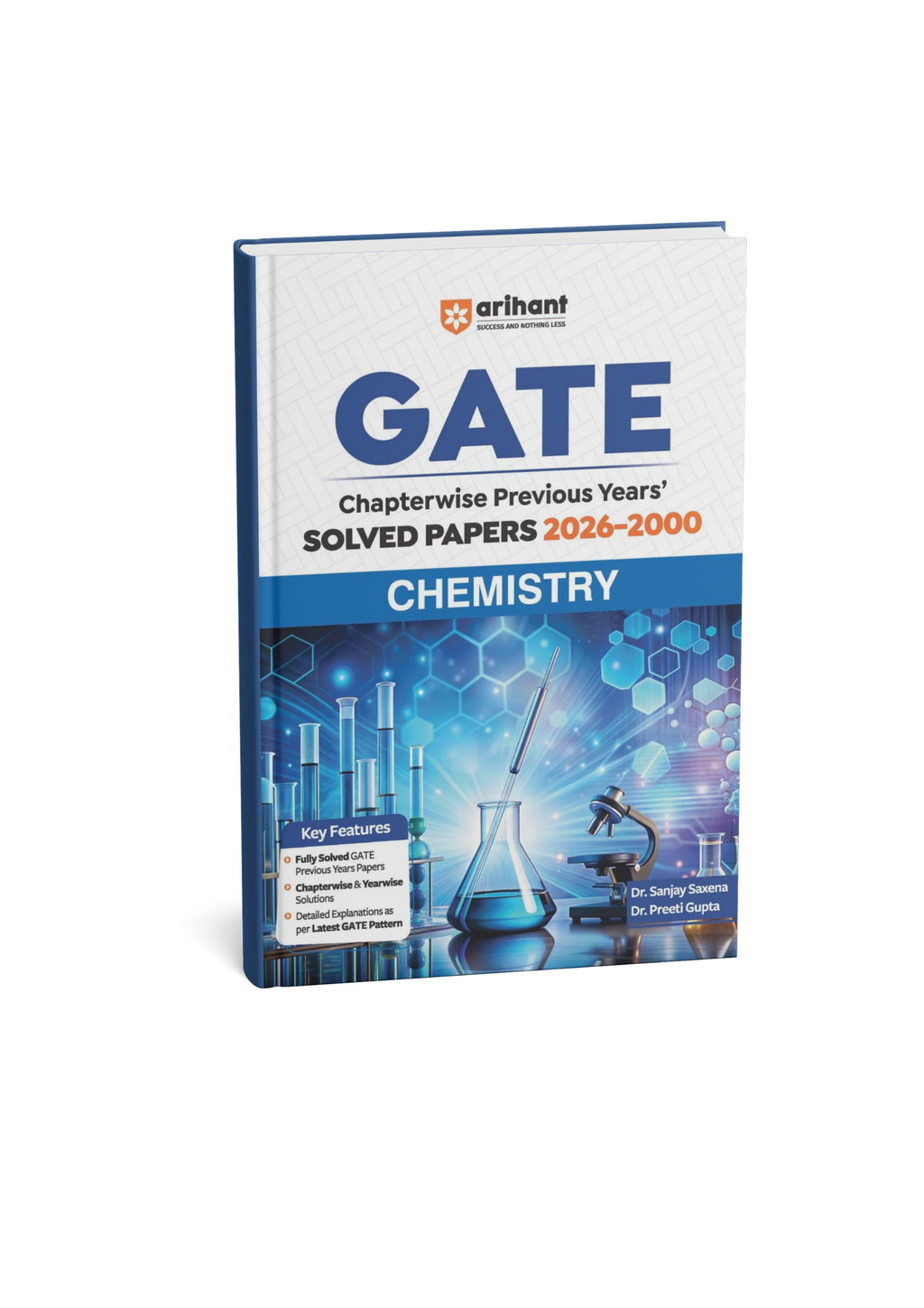 Arihant GATE Chemistry Chapterwise Previous Years' Solved Papers (2000–2026) By Dr. Sanjay Saxena & Preeti Gupta | (English Medium)