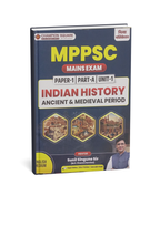 Champion MPPSC Mains Paper-1, Part-A, Unit-1  Indian History of Ancient & Medieval (English Medium)