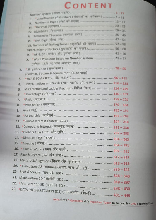 UP SI Uttar Pradesh Daroga [Hindi Medium]