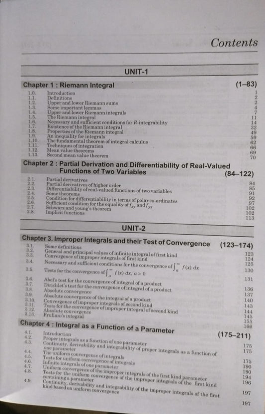 Shree Shiksha – Real & Complex Analysis – B.Sc. 3rd Year | Dr. H.K. Pathak [English]