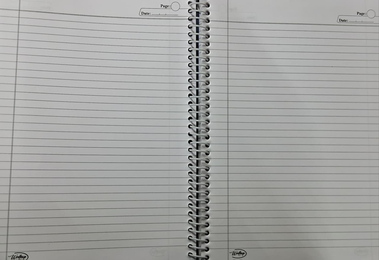 Writeup Spiral Premium Notebook (A4 Size, 500 Pages) Ruled