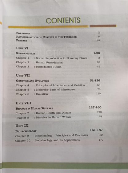 NCERT Biology Textbook for Class 12 | English Medium | 2025-26 Edition |