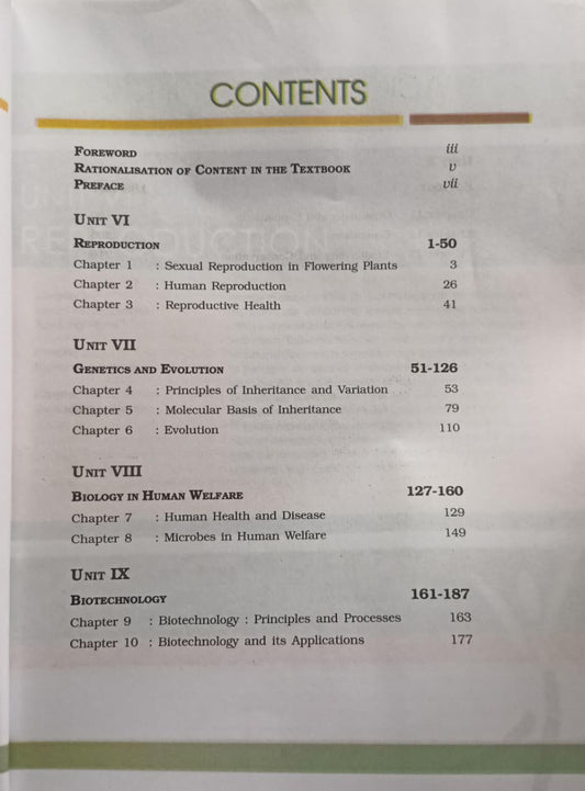 NCERT Biology Textbook for Class 12 | English Medium | 2025-26 Edition |