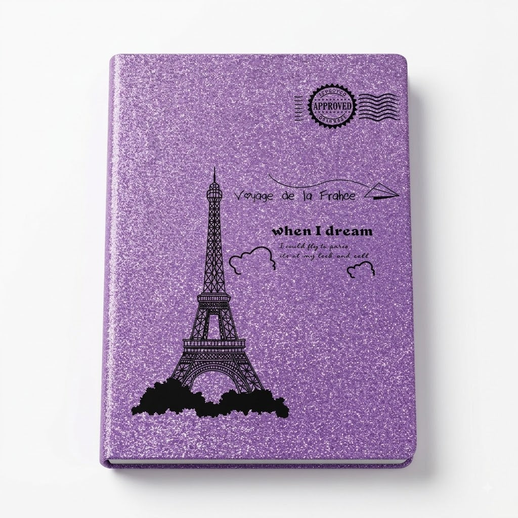 Glitter Matrikas Diary Notebook (141 × 207 mm)