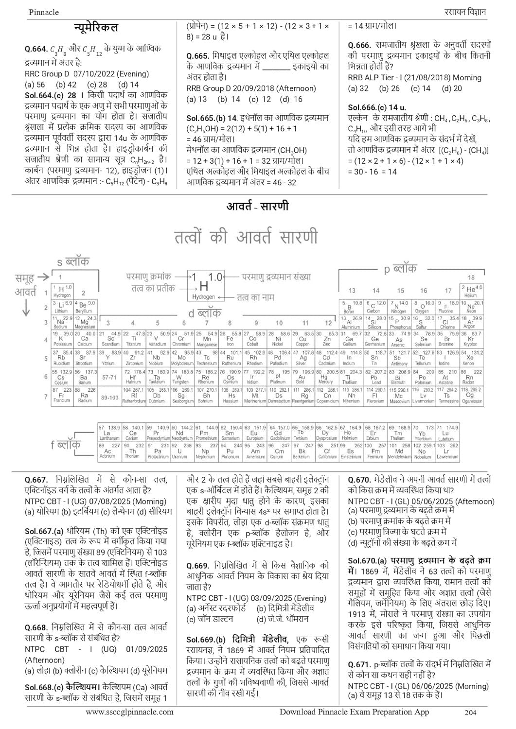 Pinnacle Railway Science Book 2026 (2nd Edition) 5300+ MCQ (PYQ) Hindi Medium