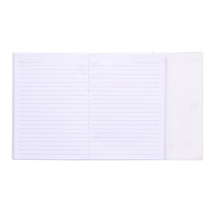 Youva Case Bound Notebook – B6 Size (12.5 × 17.6 cm), 192 Pages | Single Line Ruled Notebook