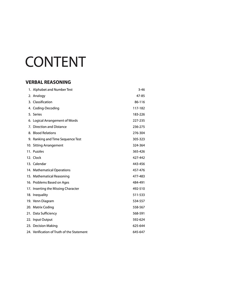 Arihant A New Approach to Reasoning – Verbal, Non-Verbal & Analytical (English)