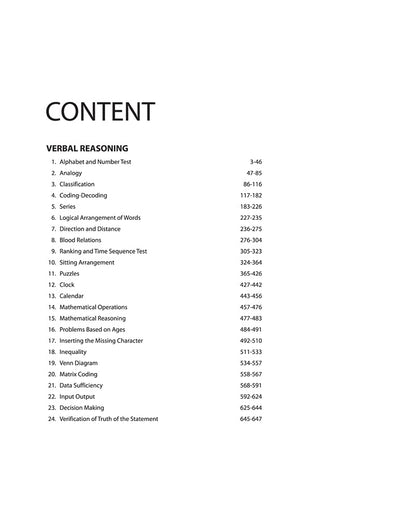 Arihant A New Approach to Reasoning – Verbal, Non-Verbal & Analytical (English)