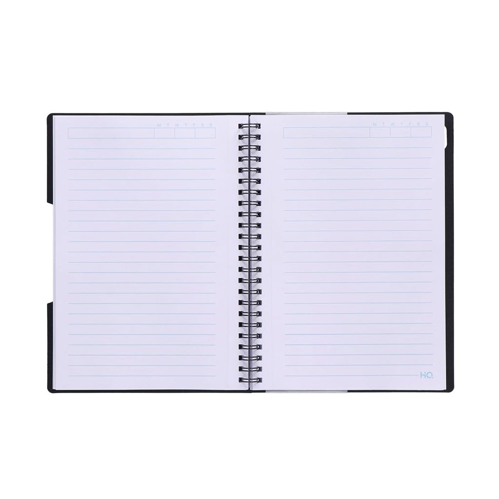Navneet HQ A5 Diary Case Bound Notebook – Size (14.8 × 21 cm), 160 Pages | Single Line