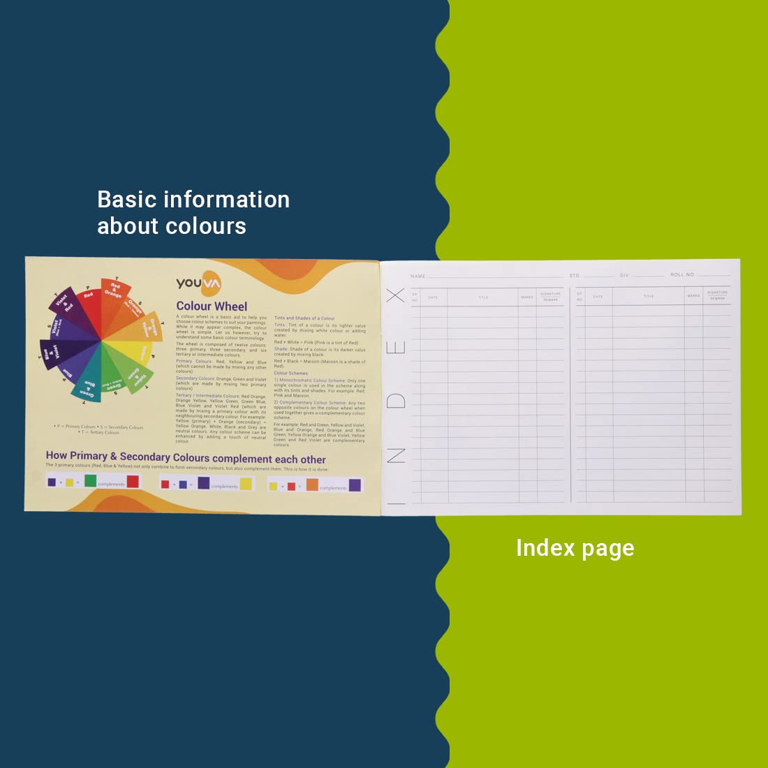 Youva Purple Drawing Notebook – 21 × 29.7 cm, 100 Pages | Plain Drawing Paper