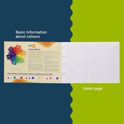 Youva Purple Drawing Notebook – 21 × 29.7 cm, 100 Pages | Plain Drawing Paper