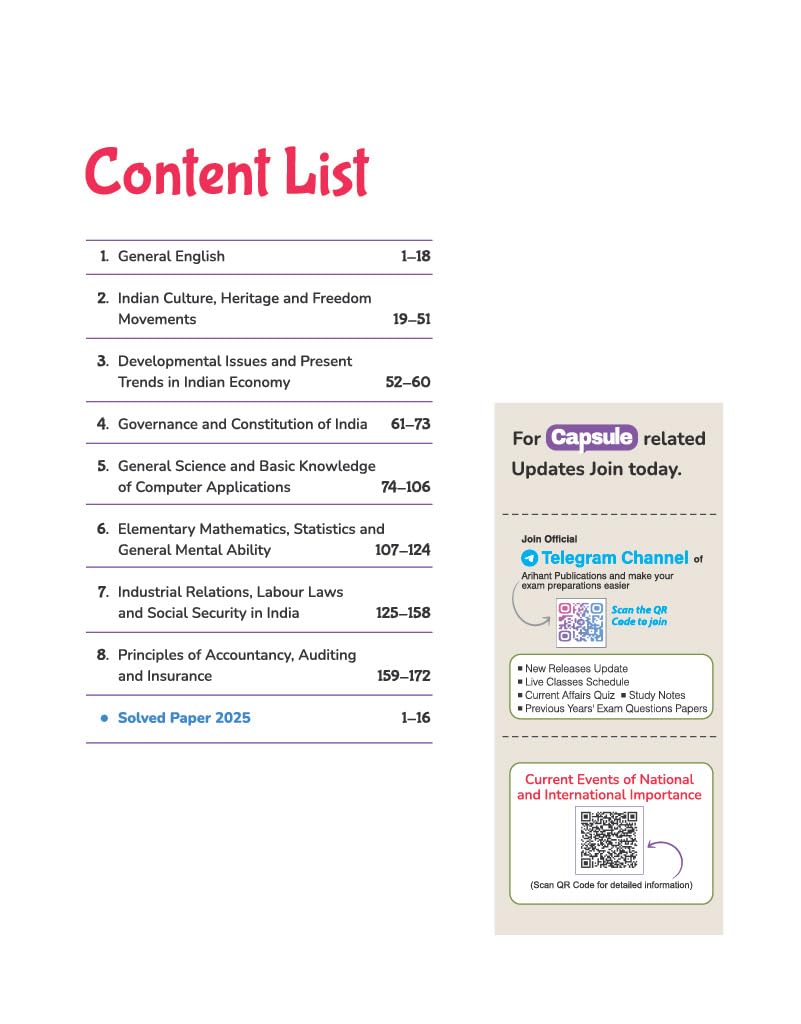 Arihant UPSC-EPFO Capsule Handwritten Notes 2026 Edition (English Medium)