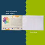 Youva Green Drawing Notebook – 21 × 29.7 cm, 56 Pages | Plain Drawing Paper
