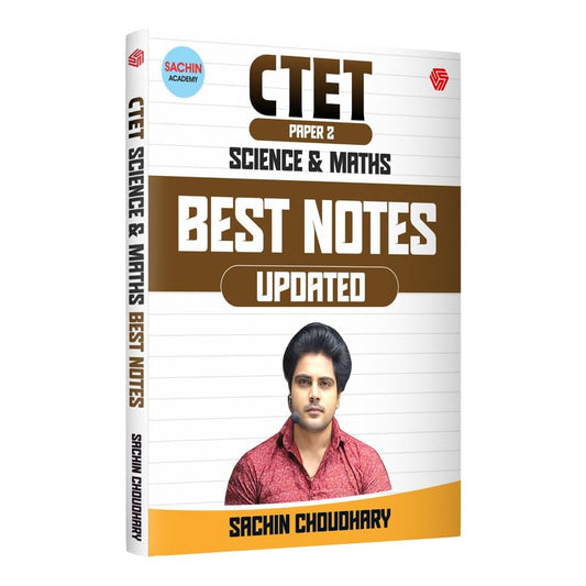 Invincible - CTET (Paper-2) Science & Maths Updated Best Notes by Sachin Choudhary | Hindi-English Medium