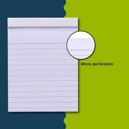 Youva Writing Pad No. 0 – 10.5 × 14 cm (1/16 Size), 80 Pages | Compact Ruled